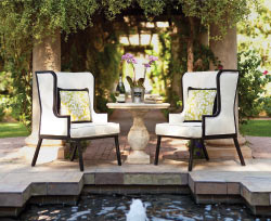 On The Veranda luxurious pool chairs.